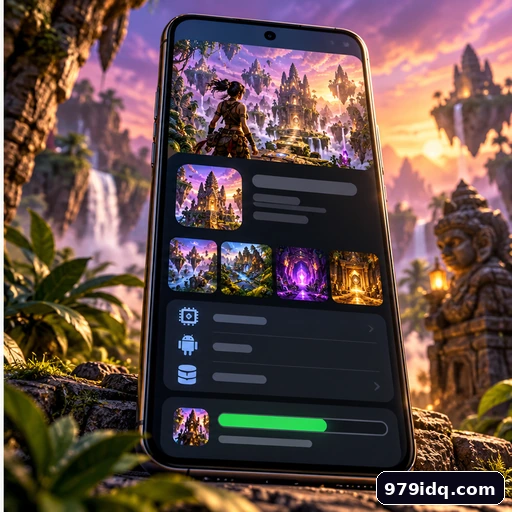 Pratinjau antarmuka panduan APK Pulau Puzzle Senja